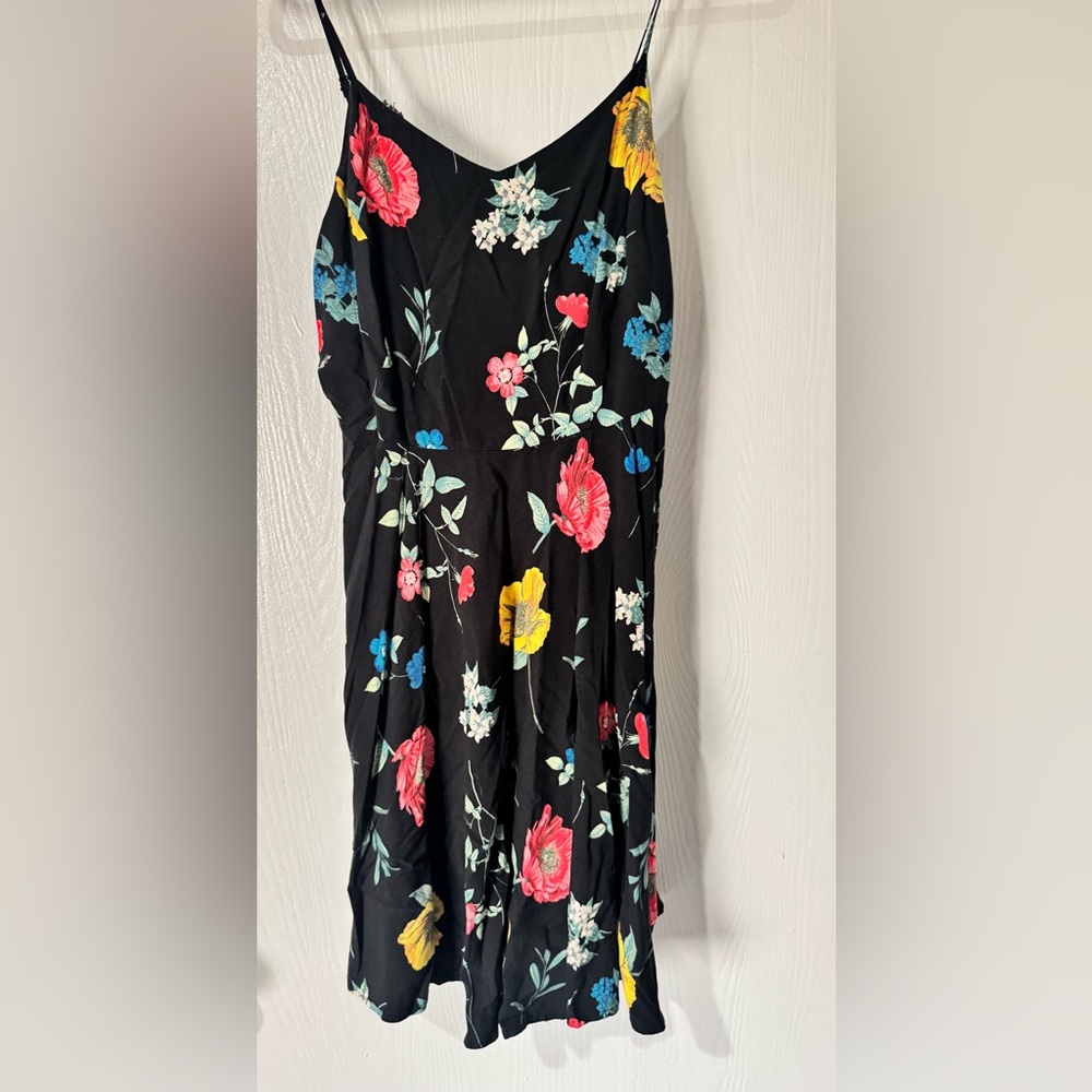Bundle 3 for $20 - Old Navy Black Floral Dress